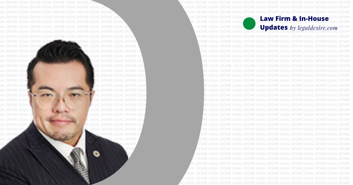 Dentons boosts its Corporate practice in the Middle East with hire of senior corporate and commercial lawyer, David Pang