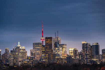 Toronto city skyline, Ontario, Canada