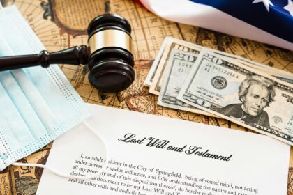 Last will document of a will signed in the United States