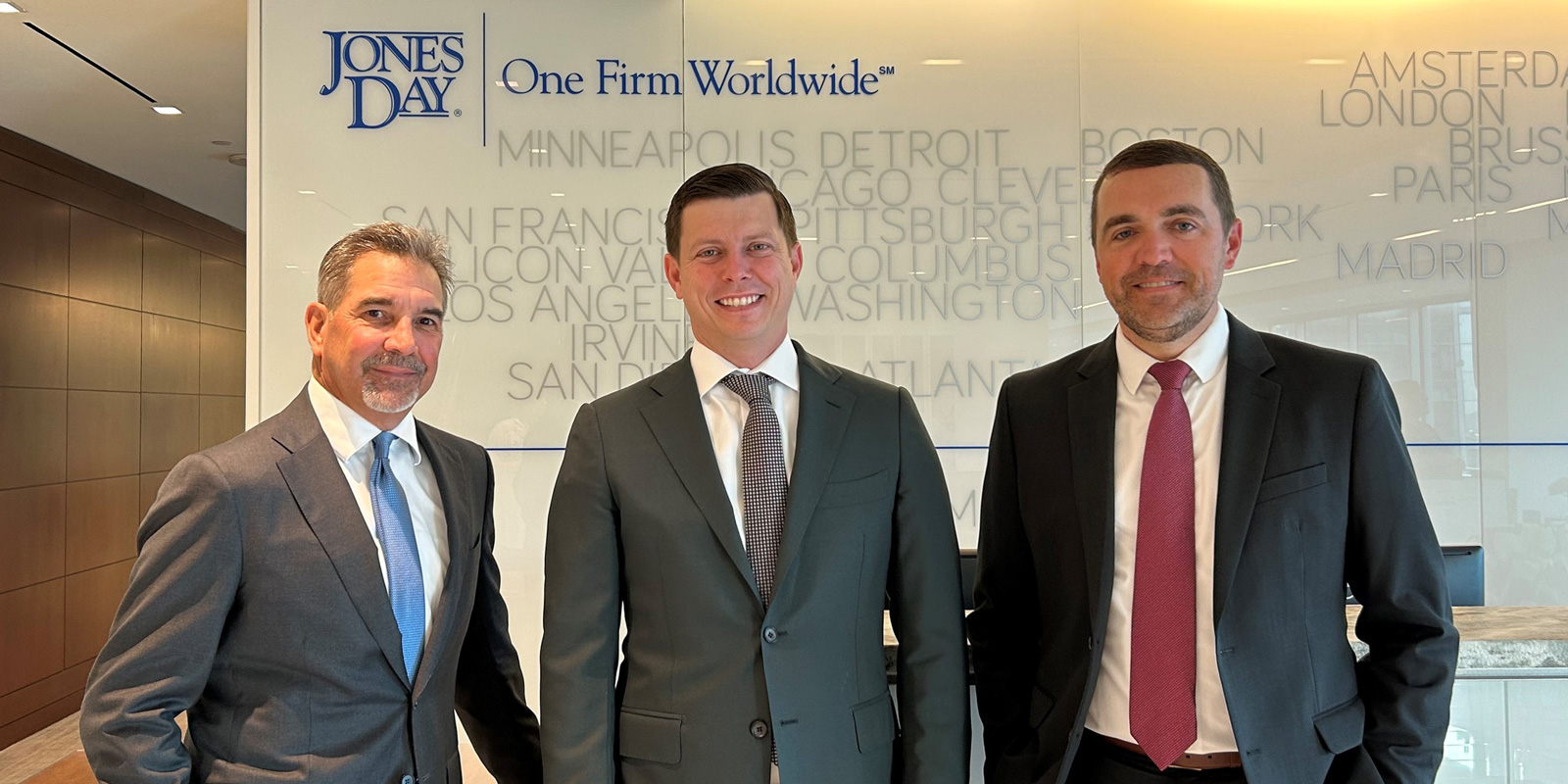 Jones Day grows M&A, private equity, energy, and infrastructure offerings with three new partners in Corporate Practice, Dallas Office