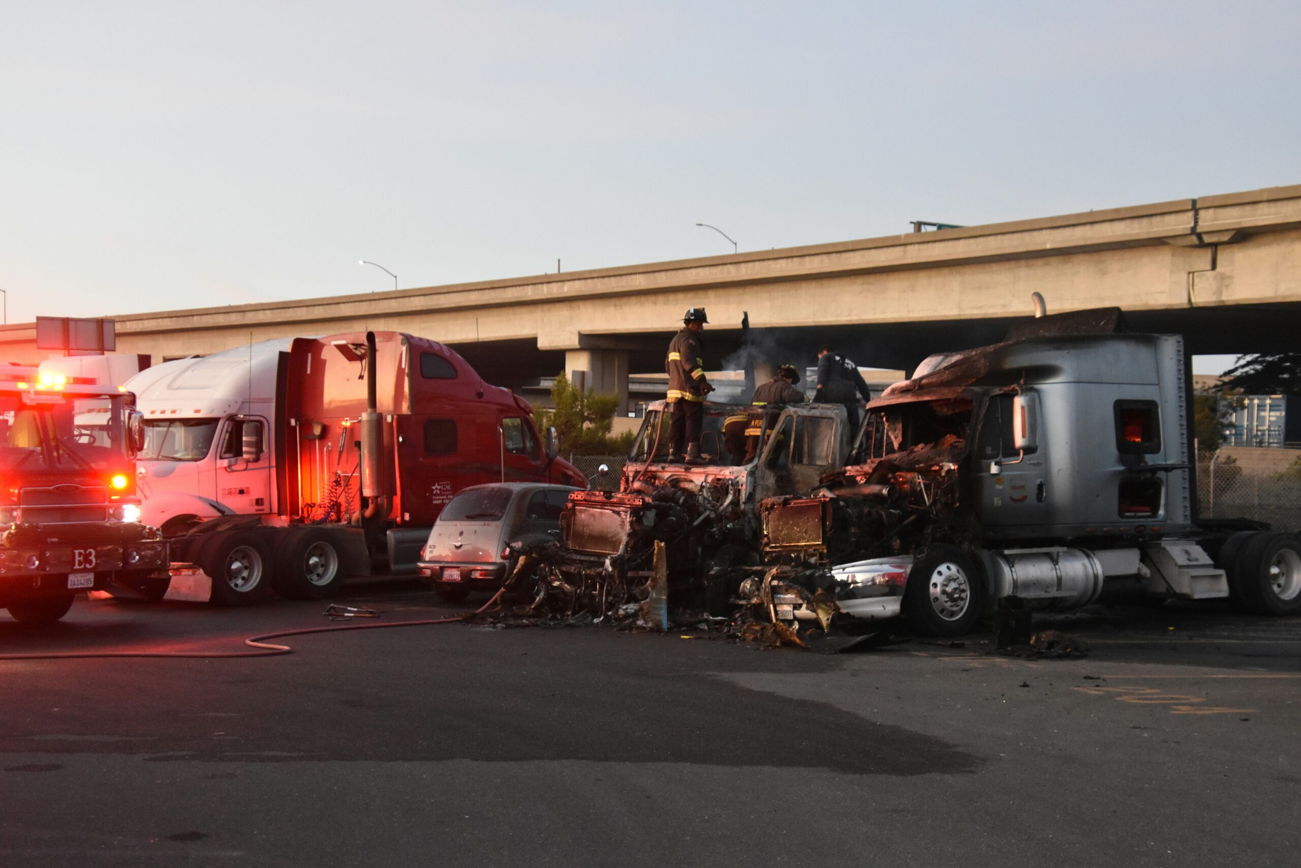 Truck crash compensation